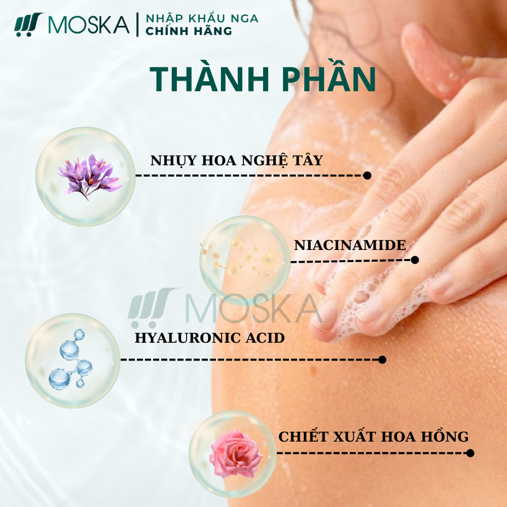 SỮA TẮM HƯƠNG HOA D'MONS CARE 500ML - GIÚP LÀM SẠCH SÂU, CẤP ẨM TỨC THÌ, MỜ THÂM MỤN, SÁNG DA HIỆU QUẢ | MOSKA