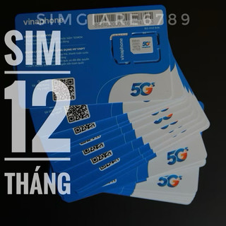 Sim 4G 5G 1 năm Vinaphone GÓI CƯỚC TD49 100Gb/tháng 12 tháng
