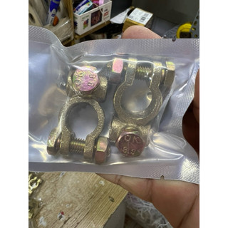 [ 1 Cặp ] Cọc Bình Ắc Quy Đồng Thau Kiểu Thái phi 18 (D18mm) Loại tốt