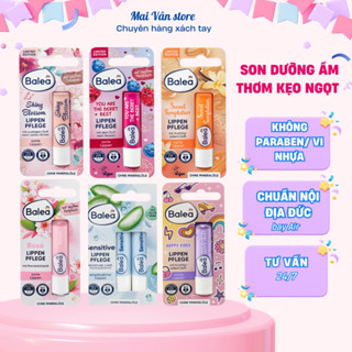 Son dưỡng môi Balea kẹo ngọt chống khô nứt nẻ môi thuần chay cho mọi đối tượng nội địa Đức - Mai Vân store