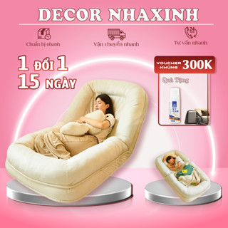 [FREESHIP] Ghế Lười Decor Phòng Ngủ, Ghế Bệt Thư Giãn Khung Sắt Với 5 Nắc Điều Chỉnh, Tặng Kèm Gối