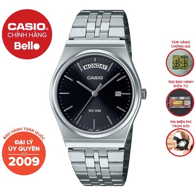 Đồng hồ Nam dây thép Casio MTP-B146 chính hãng bảo hành 1 năm Pin trọn đời