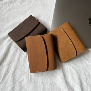 Ví da nữ ngắn Handmade Boxx wallet da Collection Onetothree