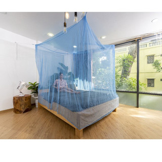 Màn tuyn 1m6x2m trơn xanh