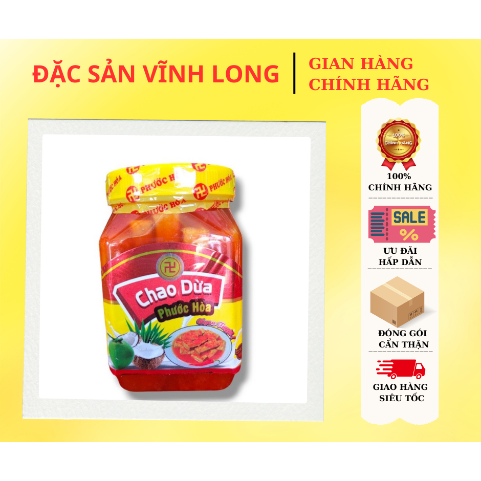 Chao dừa Phước Hòa 370g