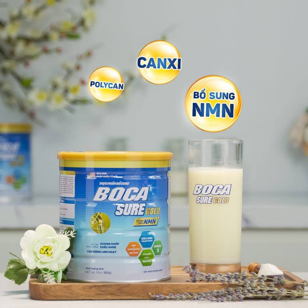 SỮA NON BOCA SURE 650g  [CHÍNH HÃNG]  SỮA NON BOCASURE HỖ TRỢ XƯƠNG KHỚP NHẬP KHẨU ĐỘC QUYỀN TỪ MỸ