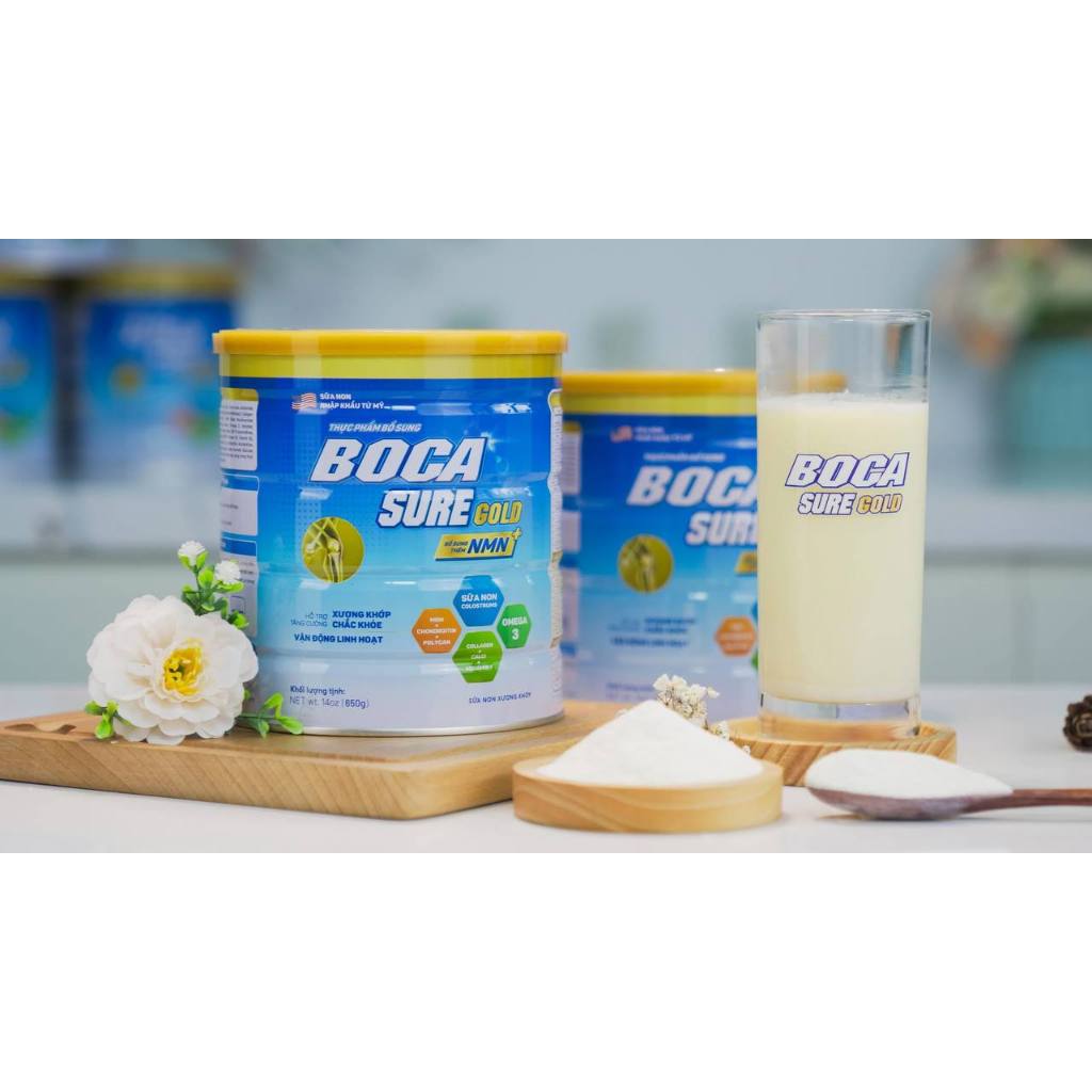 SỮA NON BOCA SURE 650g  [CHÍNH HÃNG]  SỮA NON BOCASURE HỖ TRỢ XƯƠNG KHỚP NHẬP KHẨU ĐỘC QUYỀN TỪ MỸ