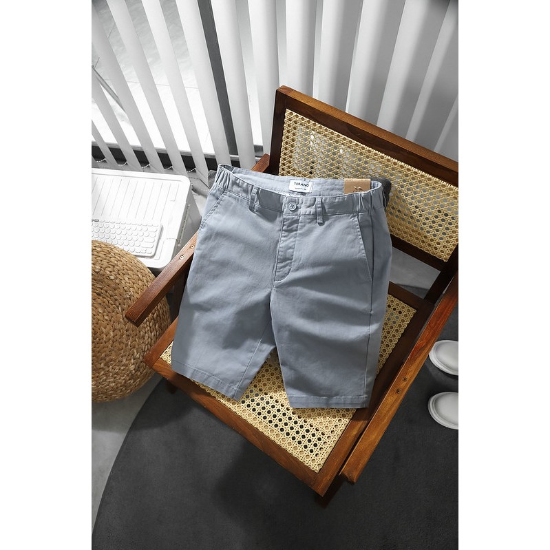 Quần short kaki TORANO, form basic, bọc viền dây dệt sườn, chất liệu cao cấp, bền màu FSBK012 | BigBuy360 - bigbuy360.vn