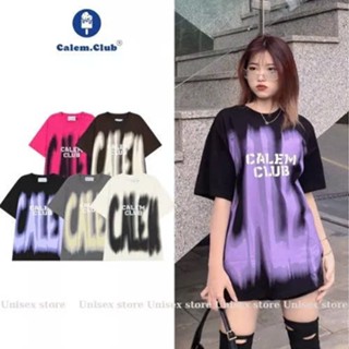 Áo Thun in Charm chữ Calem.Club - Áo phông tay lỡ form unisex brand Calem chính hãng polomanh girl phố
