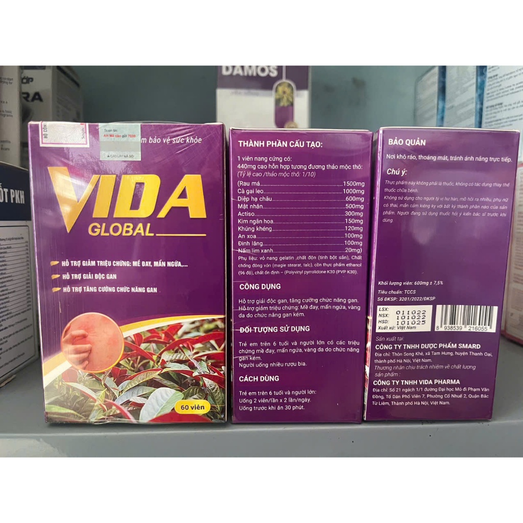 Viên uống VIDA GLOBAL chính hãng giá ưu đãi