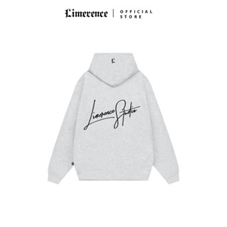 Áo Khoác Hoodie Zip LIMERENCE nỉ bông xám tiêu oversized nam nữ form rộng Localbrand 