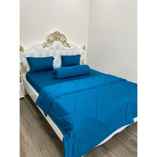 {SP3} 16 MÀU -  BỘ GA GỐI MỀN THUN TRƠN  ( 5 MÓN GỒM 1 GA BỌC + 2 VỎ GỐI NẰM+ 1 VỎ GỐI ÔM+ 1 MỀN)