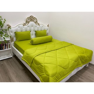 {SP3} 16 MÀU -  BỘ GA GỐI MỀN THUN TRƠN  ( 5 MÓN GỒM 1 GA BỌC + 2 VỎ GỐI NẰM+ 1 VỎ GỐI ÔM+ 1 MỀN)