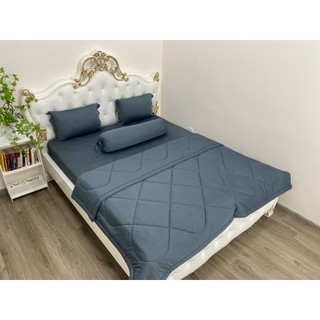 {SP3} 16 MÀU -  BỘ GA GỐI MỀN THUN TRƠN  ( 5 MÓN GỒM 1 GA BỌC + 2 VỎ GỐI NẰM+ 1 VỎ GỐI ÔM+ 1 MỀN)