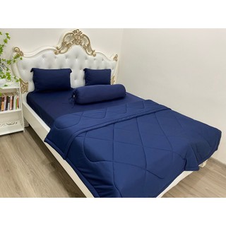 {SP3} 16 MÀU -  BỘ GA GỐI MỀN THUN TRƠN  ( 5 MÓN GỒM 1 GA BỌC + 2 VỎ GỐI NẰM+ 1 VỎ GỐI ÔM+ 1 MỀN)