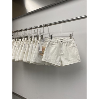 [order 10-20 ngày] quần shorts basic màu trắng