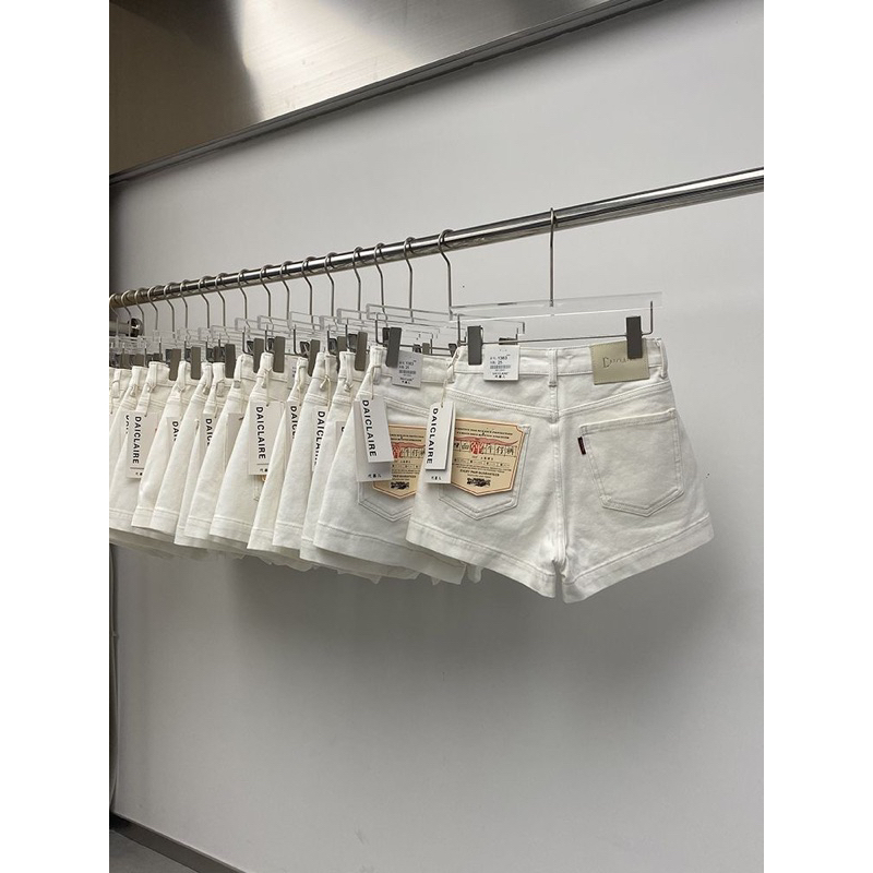 [order 10-20 ngày] quần shorts basic màu trắng