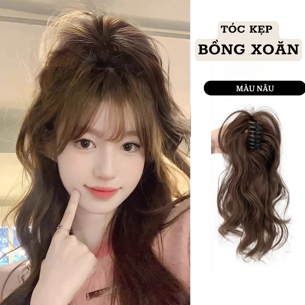 Ảnh 4 của Tóc Giả BEABIAI Đuôi Ngựa, Dáng Xoăn, Thẳng tự nhiên, thiết kế kẹp tiện lợi