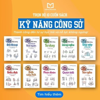 Sách: Tip Công Sở - Top Kĩ Năng Mà Dân Công Sở Nào Cũng Cần Biết (10 Cuốn)