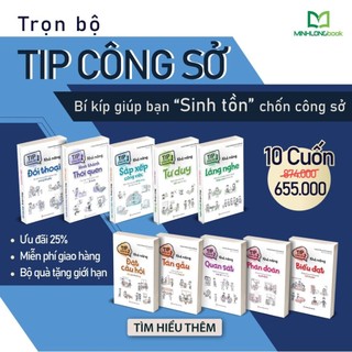 Sách: Tip Công Sở - Top Kĩ Năng Mà Dân Công Sở Nào Cũng Cần Biết (10 Cuốn)