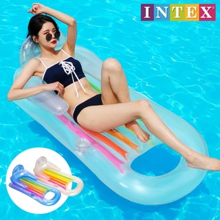 Phao nằm thư giãn cao cấp có tay vịn và lỗ để cốc INTEX 58802