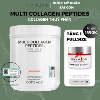 Bột Collagen Codeage Multi Collagen 567g Collagen Thủy Phân Tổng Hợp Trẻ Hóa Toàn Diện