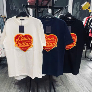 THÊU XÙ | Áo Thun Unisex Nam Nữ LV Made trẻ trung năng động, vải 100% cotton