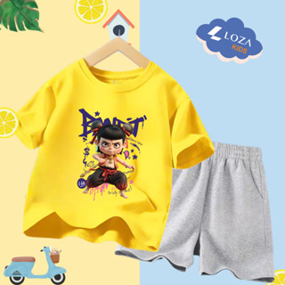 Bộ đồ cho bé trai Natra - Quần áo trẻ em nam size từ 15-40kg-  Loza Kids SB243