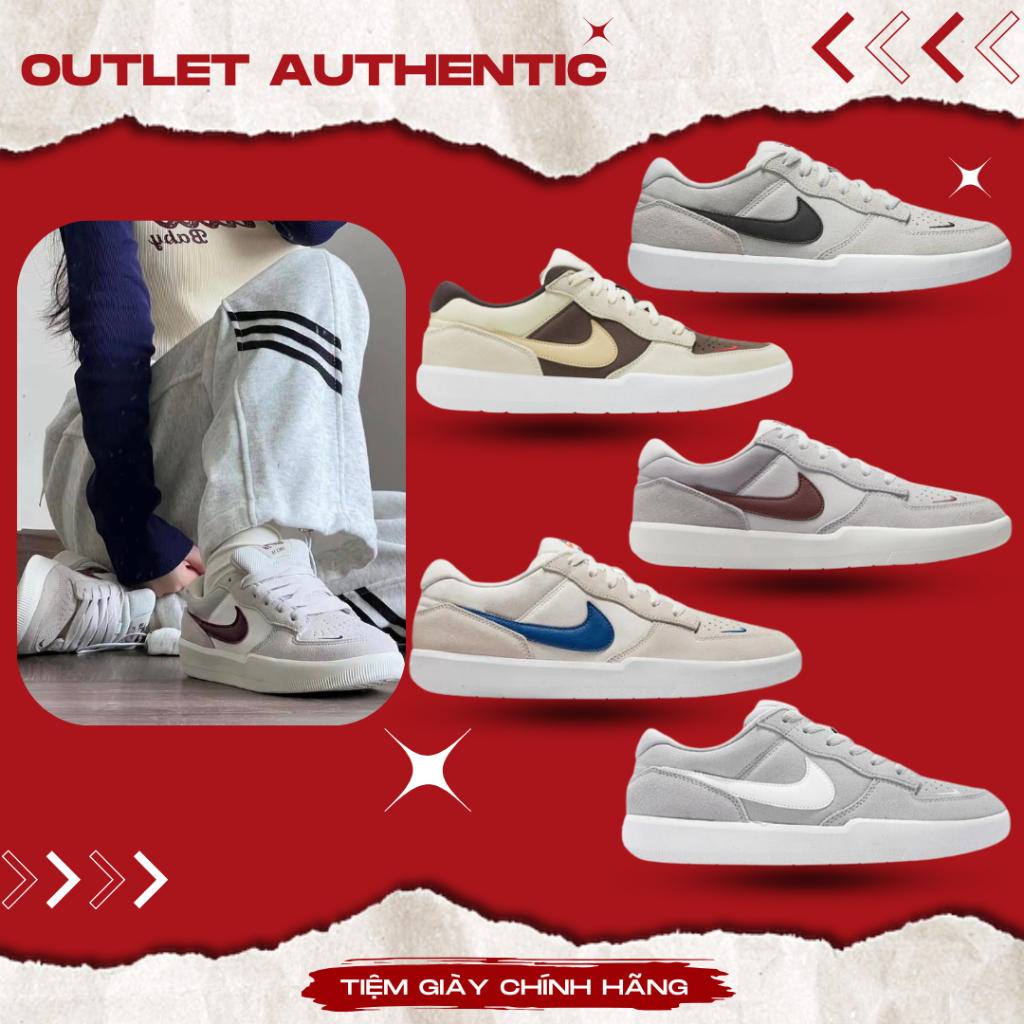 [ Hàng Chính Hãng ] Giày_Nike_SB Force 58 Skate Đủ Màu Basic, Giày SB Mẫu Mới