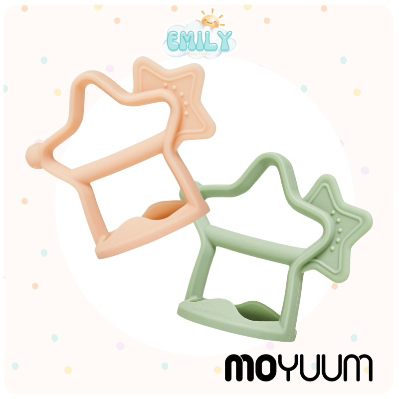 Gặm nướu Moyuum Silicon Hàn Quốc chính hãng cho bé từ 3m+ [Hình ngôi sao + Hình Pony]