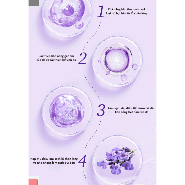 Mặt nạ bùn MAIGOOLE 100g  - Mặt nạ bùn tía tô tẩy tế bào chết, sach sâu lỗ chân lông, hút sạch bả nhờn, dưỡng trắng da