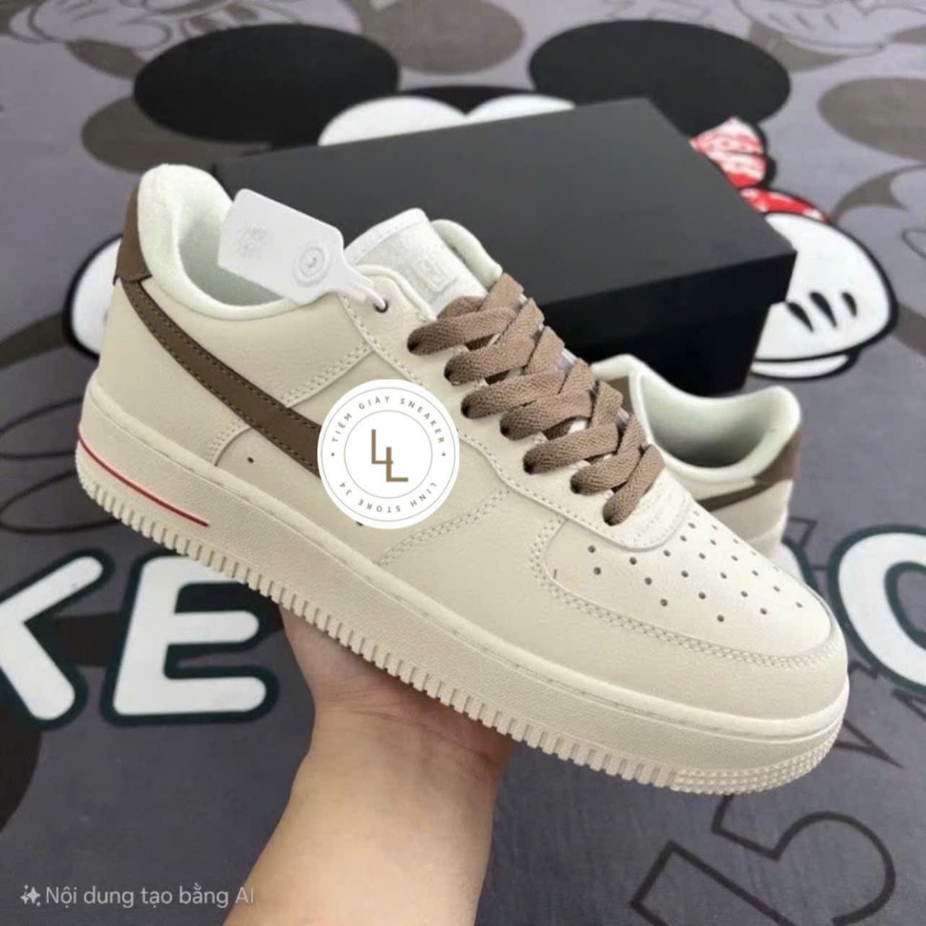 Giày Sneaker Thể Thao  Vệt Nâu, Giày Thể Thao Vệt Nâu Cổ Thấp Bản Classic Hottrend 2025