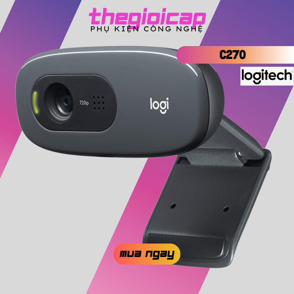 Webcam Camera Logitech C270 HD