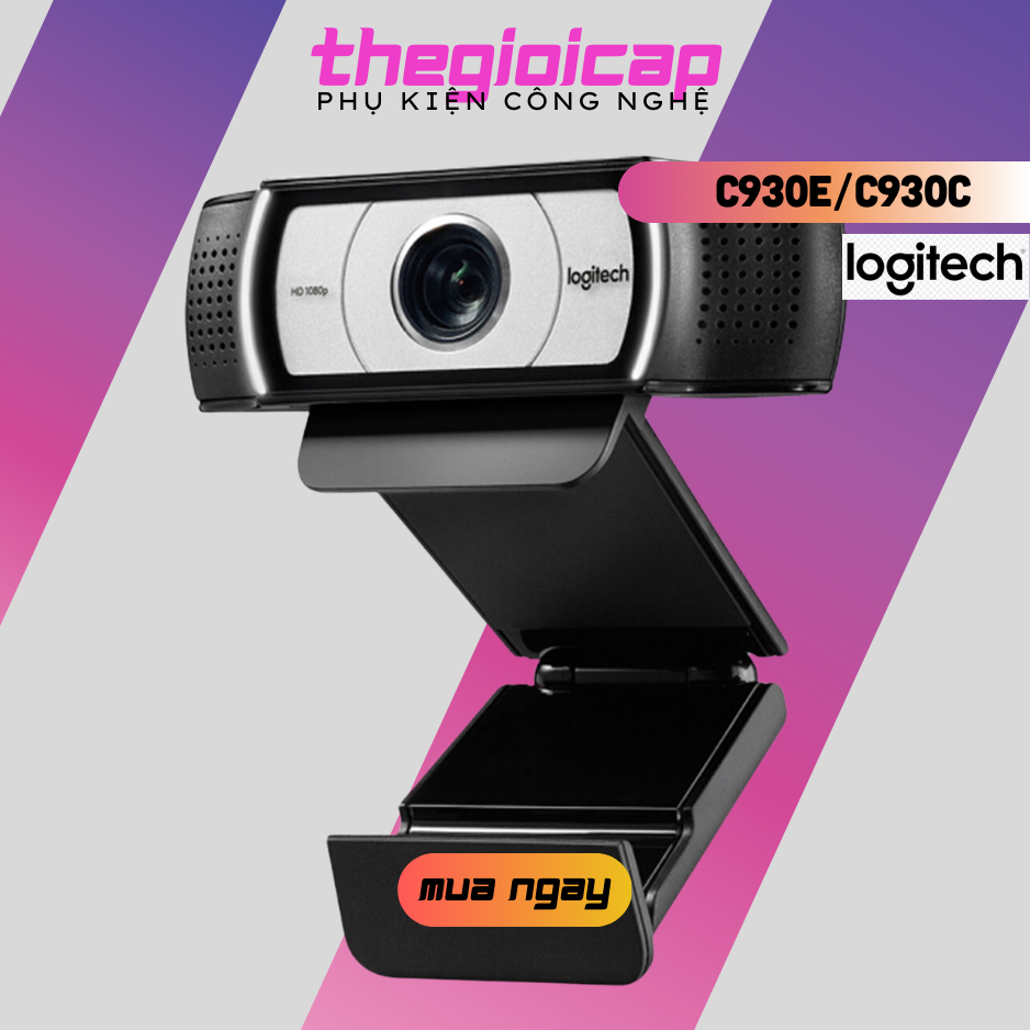 Webcam Live Stream Logitech C930E/C930C - Hàng Nhập Khẩu Chính Hãng