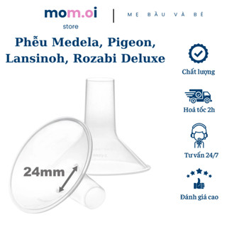 Phễu Hút Sữa Dùng Cho Máy Hút Sữa Me.dela, Lansinoh, Pigeon, Rozabi Deluxe hiệu Maymom (1 chiếc )