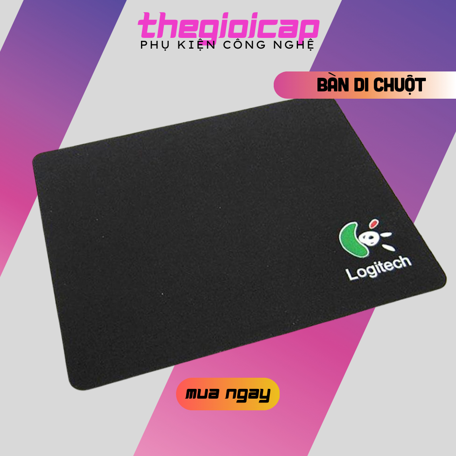Bàn Di chuột Logitech 18x22x0,2cm