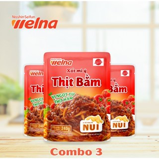 Combo 3 Gói Xốt Mì Ý Nisshin Hương Vị Thịt Bằm - Nisshin Seifun Welna Shop