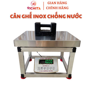  Cân Điện Tử Ghế Ngồi VICHITA SUPER A+ Full Inox Chống Nước Cao Cấp Cân hải sản động vật chốt số 