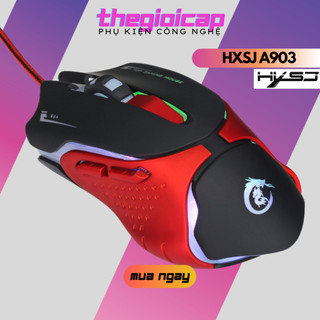 Chuột gaming led có dây 3200dpi hxsj a903
