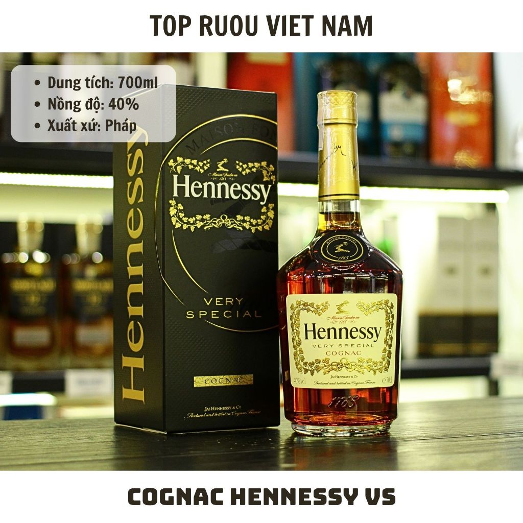 [TẶNG kèm túi hãng] Hennessy VS - Hennessy Very Special [Chính Hãng][Top Rượu VN]