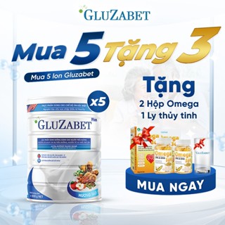 MUA 5 TẶNG 3 Sữa Gluzabet Dành Cho Người Tiểu Đường (800G) - Giúp Ổn Định Đường Huyết, Ngăn Ngừa Biến Chứng Tiểu Đường