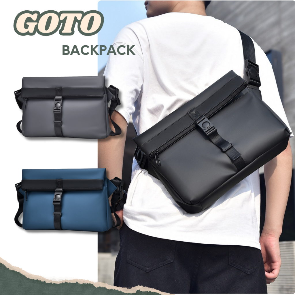Túi đeo chéo GOTO chống nước đa năng phù hợp đi làm đi học đi chơi GT021