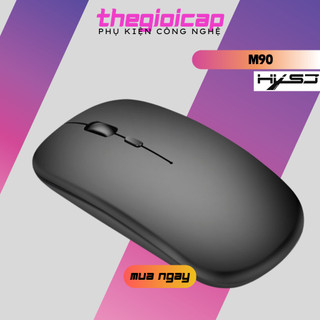 Chuột không dây 2.4g bluetooth 5.0 1600dpi hxsj m90