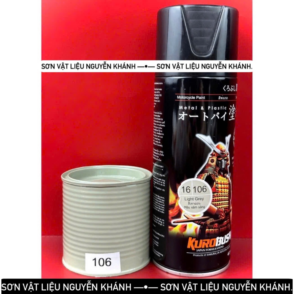 16/106-xịt samurai màu xám sáng