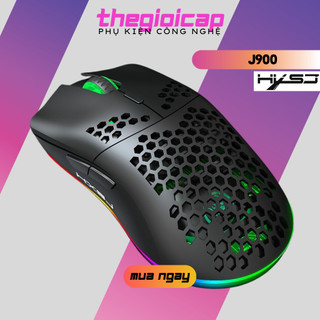 Chuột gaming led rgb chơi game có dây hxsj j900