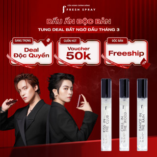 Combo 3 Chai Nước hoa F Fresh Spray 10ml | Nước hoa nam, nước hoa nữ, nước hoa quần áo