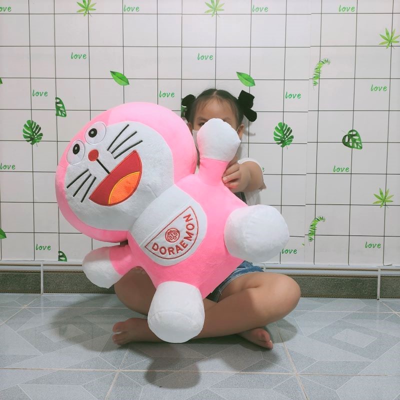 GẤU BÔNG DOREMON SIZE LỚN ẢNH THẬT ĐỒ CHƠI THÚ BÔNG NOBITA XUKA