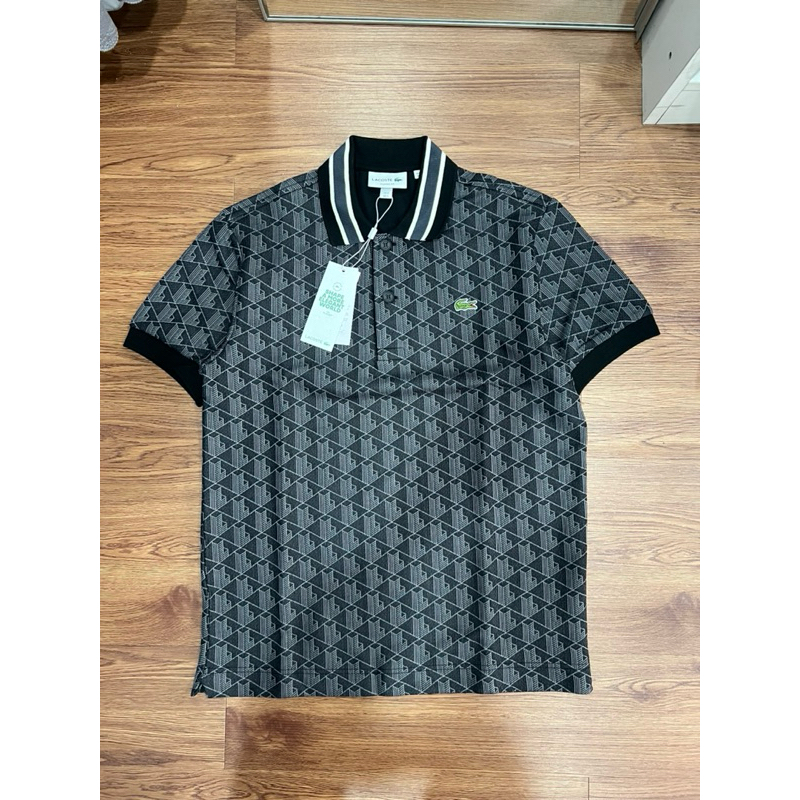 POLO Lacoste Monogram Classic fit Chính hãng DH1417