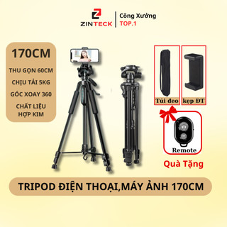 Chân Quay Máy Ảnh Điện Thoại Tripod 360 °,Tripod Điện Thoại - 💖FREE SHIP💖 - Đa Năng - Cao 60-170cm 