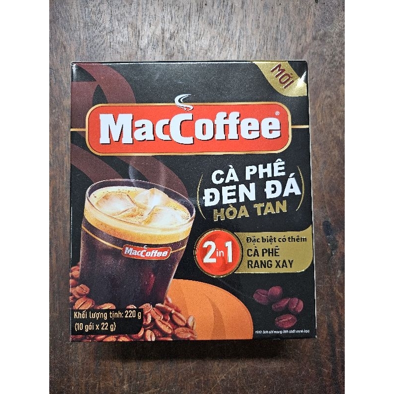 Cà phê đen đá MacCoffee (10 gói x 22g)